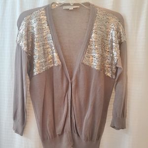 Loft size small 3/4 sleeve cardigan